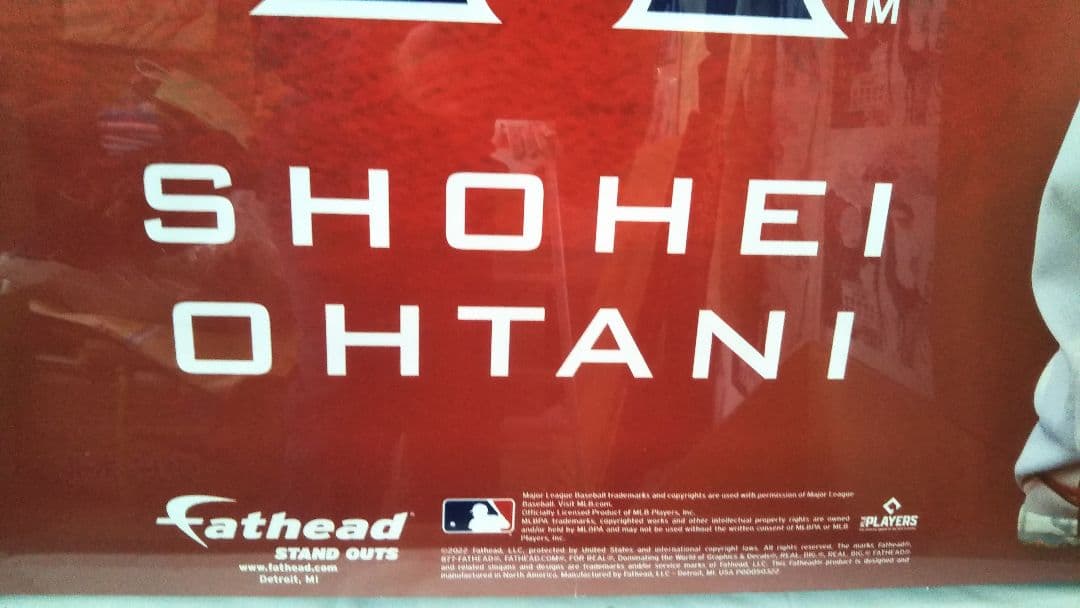 MLB公認　大谷翔平 等身大パネルUVカバー付き