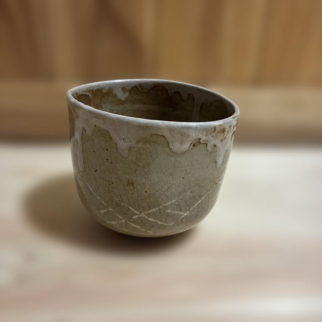 平瀬　露香作　茶碗　銘　雪