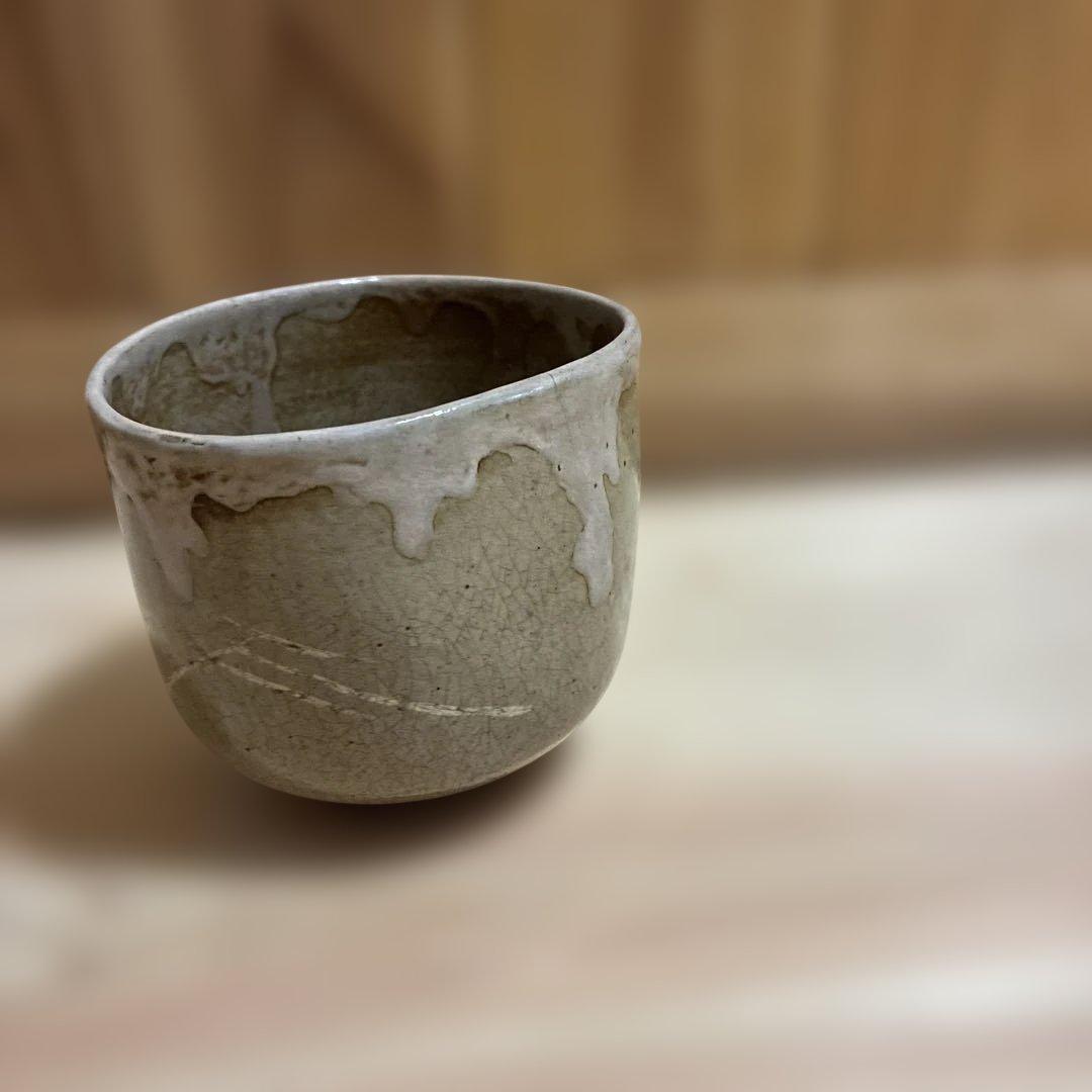 平瀬　露香作　茶碗　銘　雪