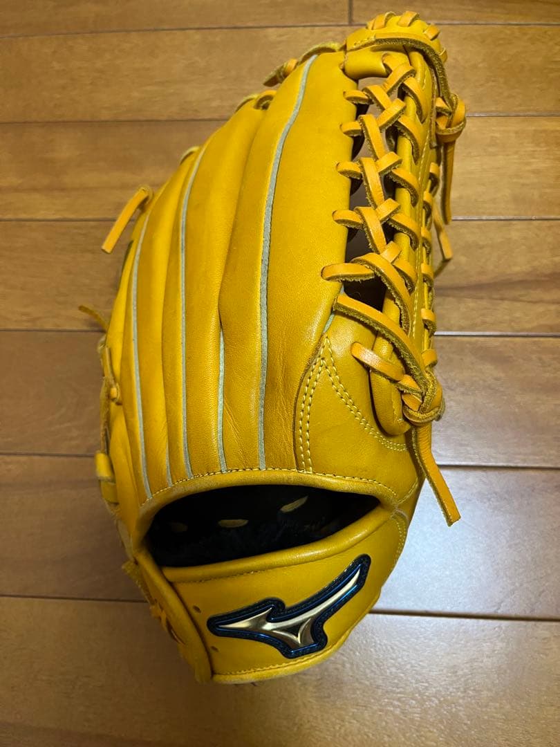 Mizuno イエロー 野球用グローブ