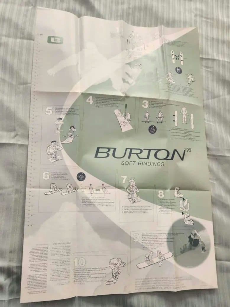 BURTON ポスター 1998年 SOFT BINDINGS