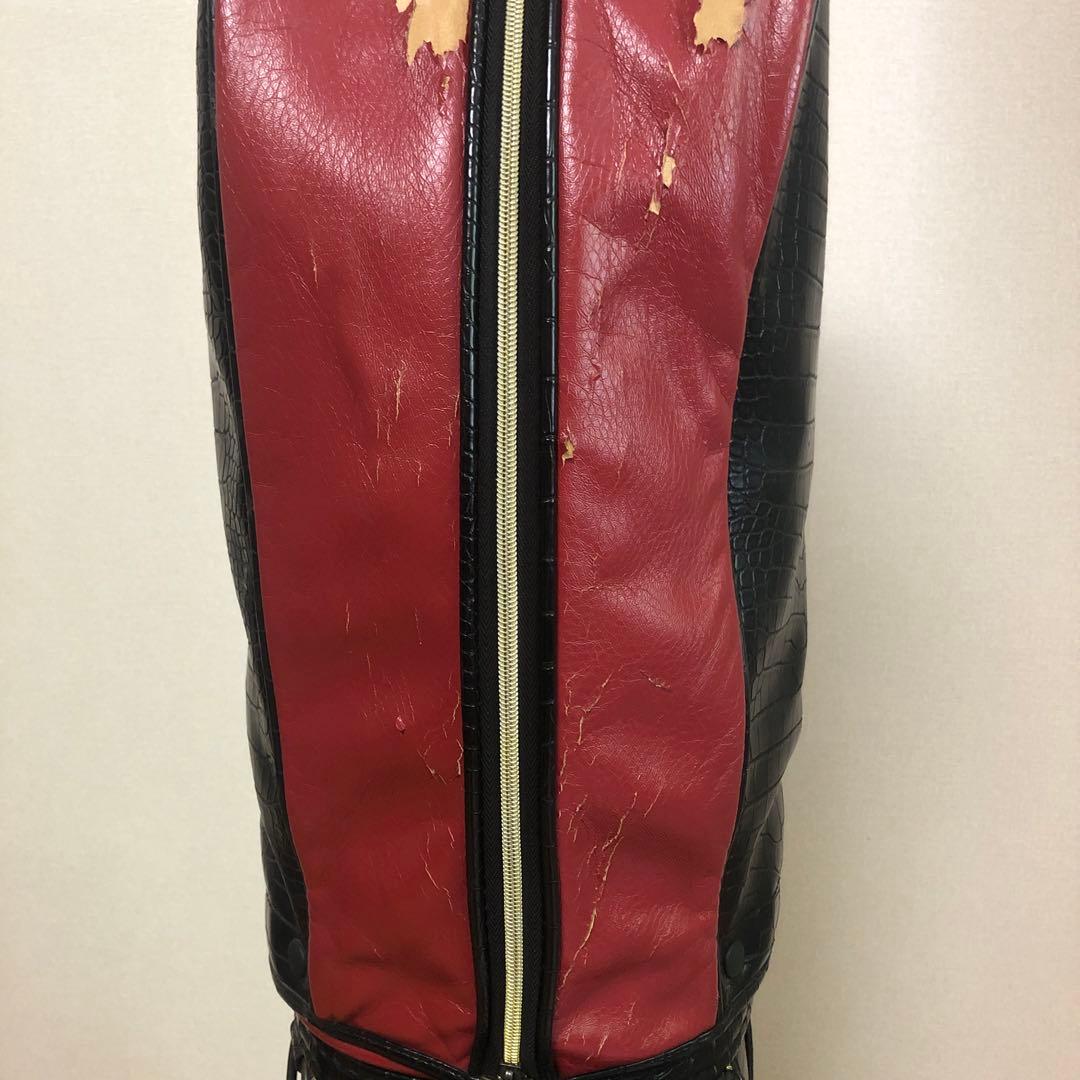 ミッキーマウス キャディバッグ ブラック フード付き