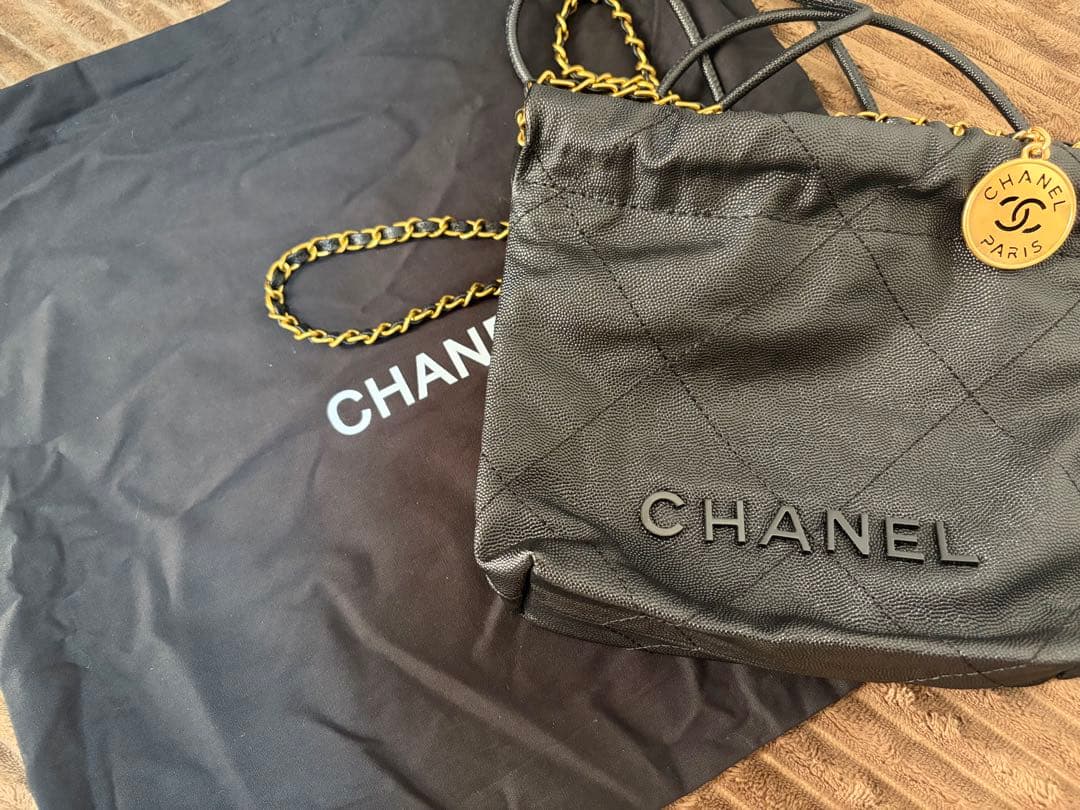 ♡美品♡CHANEL22ミニ　ブラック ノベルティ