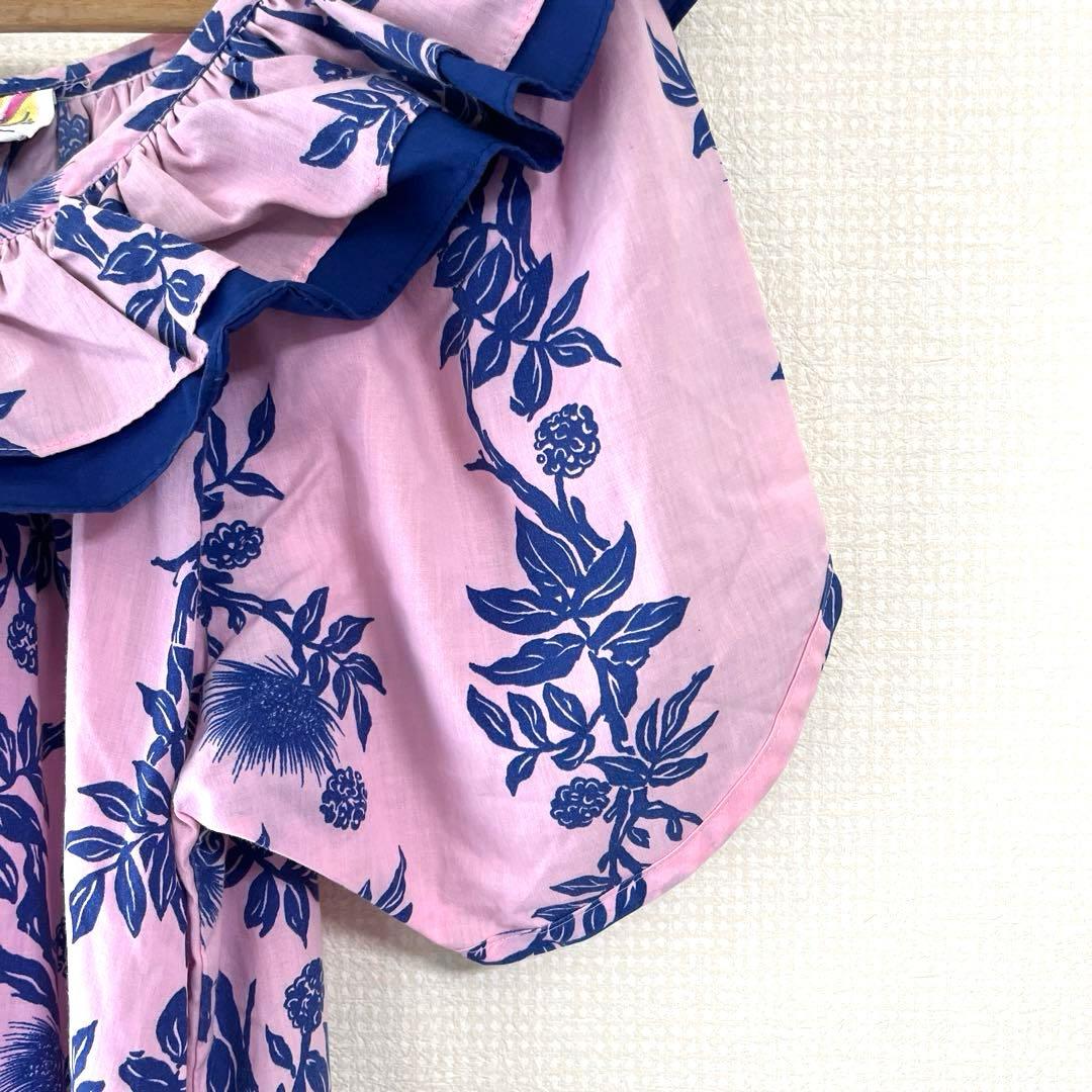 【ヴィンテージ】ハワイアンドレス　ムームー　made in Hawaii USA