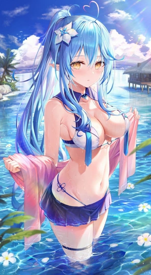 【特大】受注生産 水着雪花ラミィタペストリー