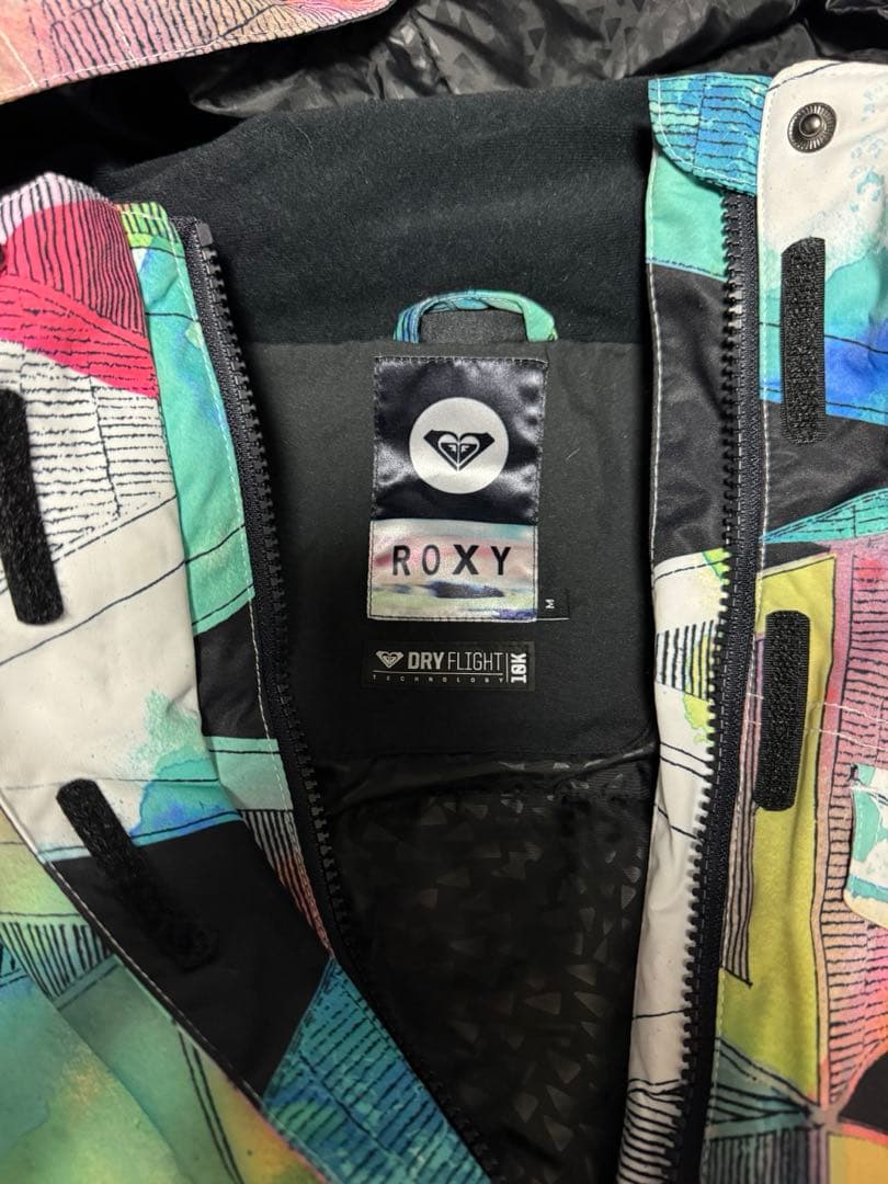 ［美品］ レディース スノボーウェア 上下セット ROXY SWIVEL