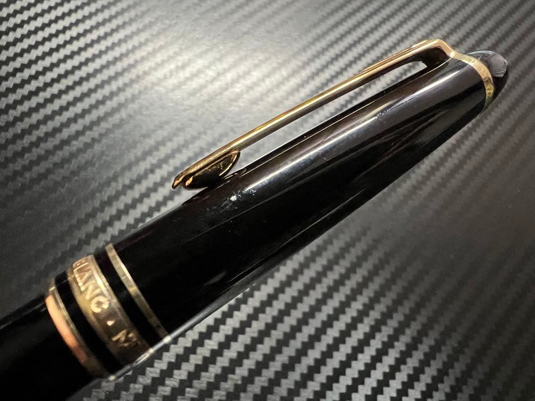 モンブラン 極美品 144 万年筆 EF ブラック 中白