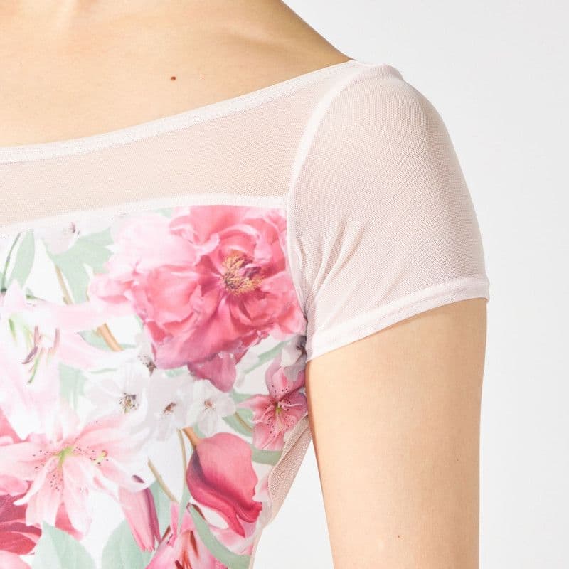 お値下げ 　チャコット　永久メイ　レオタード　キャップスリーブ　Lサイズ