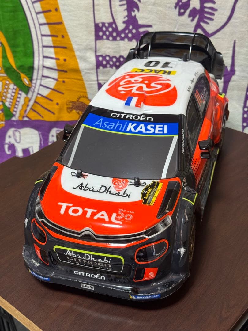 タミヤTT-02ベースラリーカー シトロエンC3WRCオリジナル OP、プロポ付