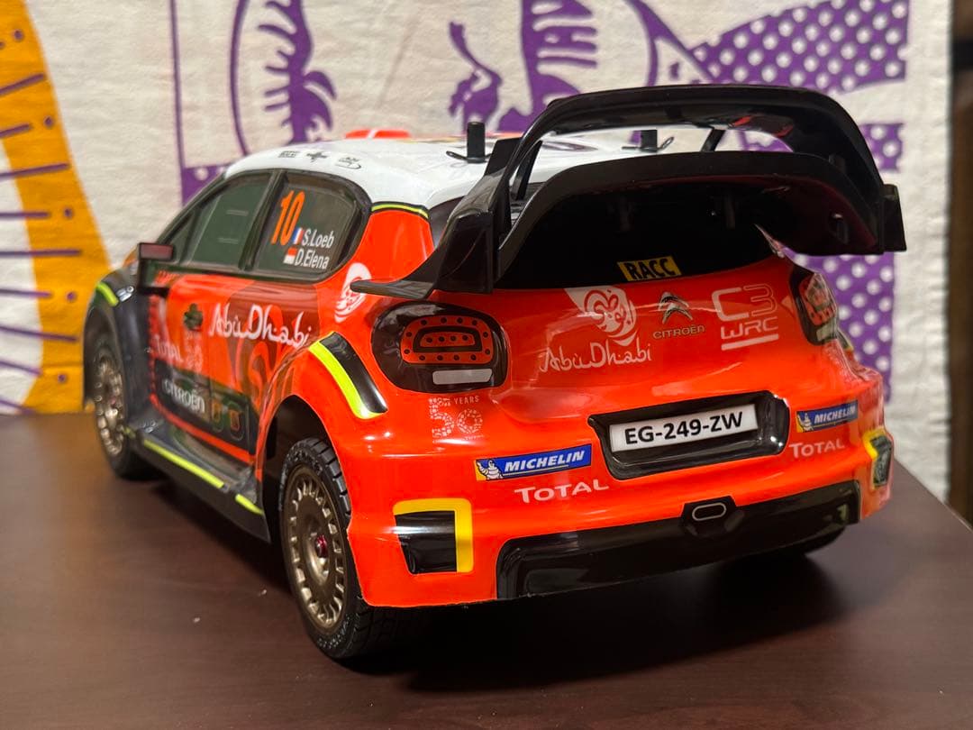 タミヤTT-02ベースラリーカー シトロエンC3WRCオリジナル OP、プロポ付