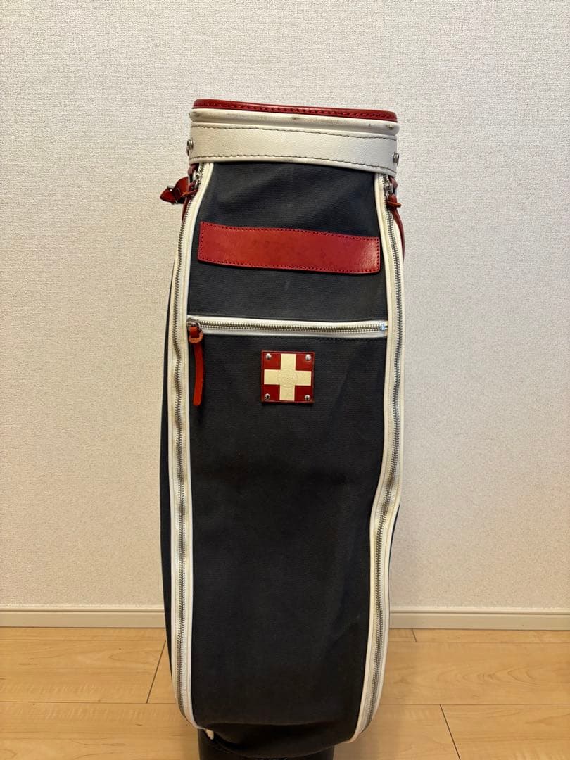 木の庄帆布　クロスハンドル　カートキャディバック