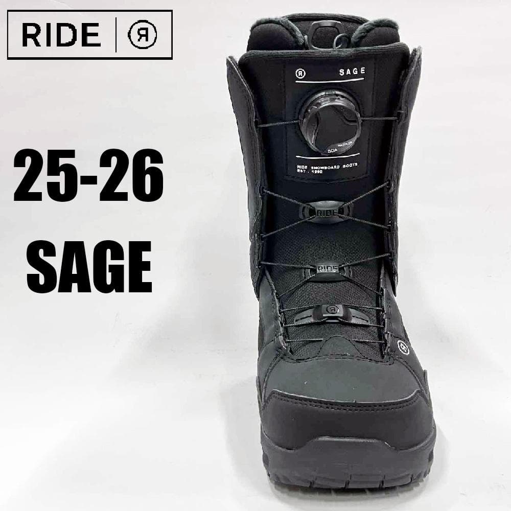 【新品】25-26 RIDE SAGE 23.5cm 女性用スノーボードブーツ