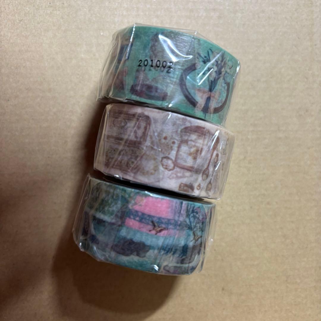 オカッパラバーさん　マスキングテープ　セット　F