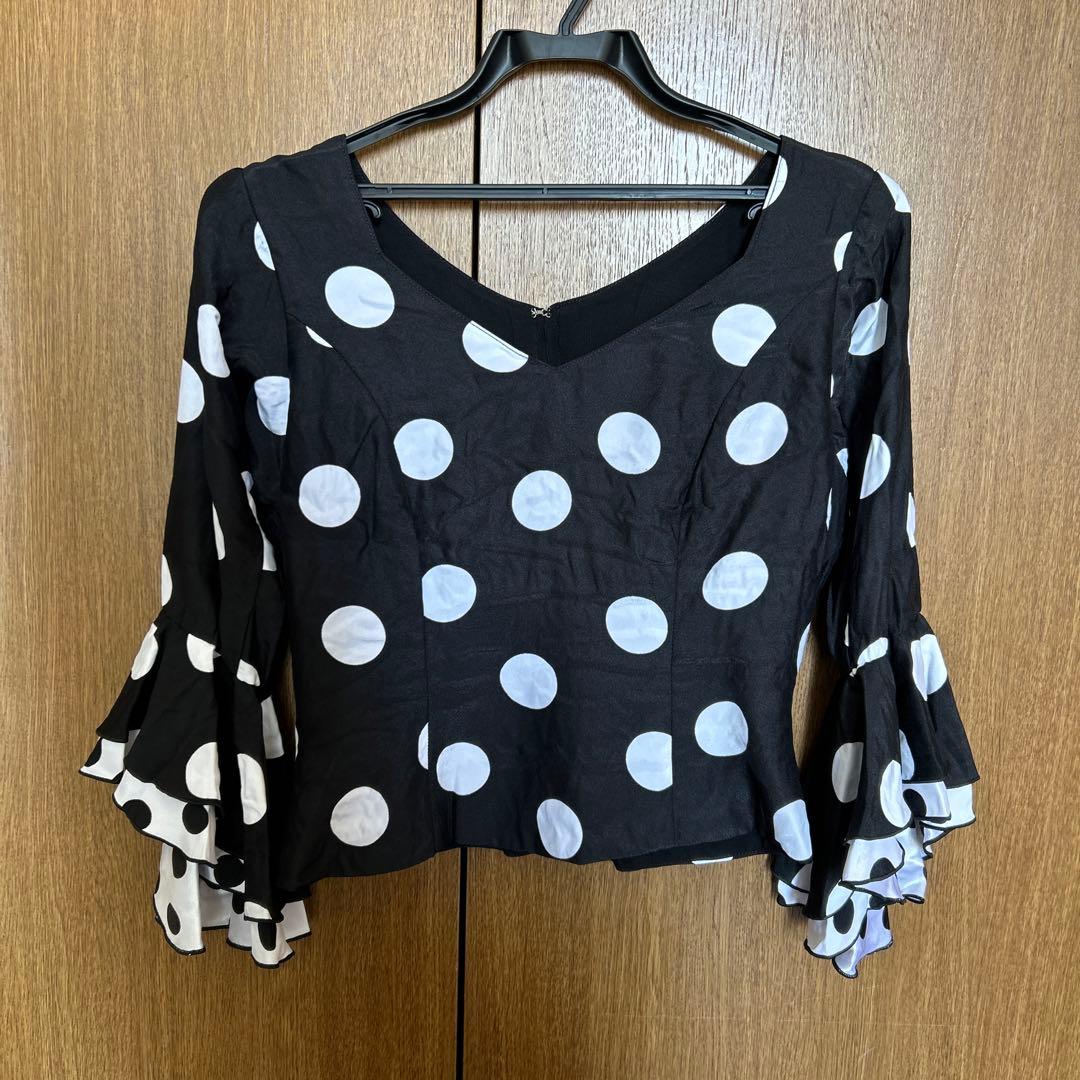 フラメンコ衣装 ツーピース ドレス Mくらい