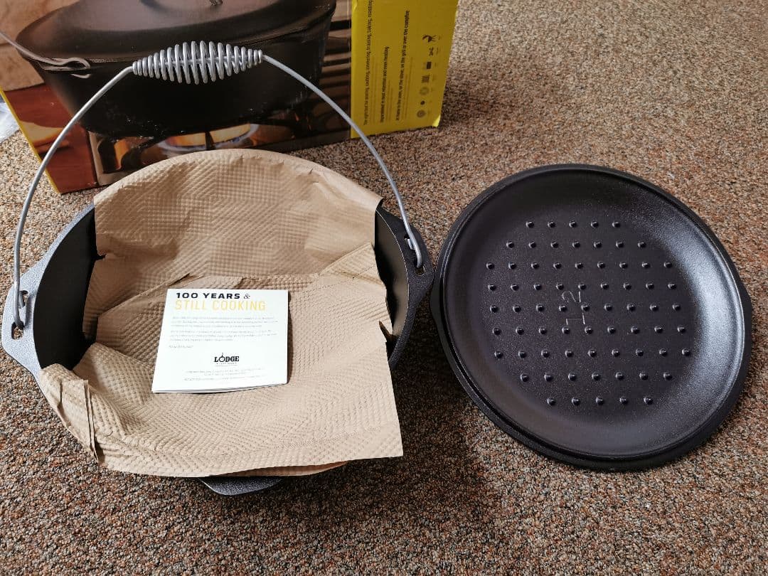 LODGE ロッジ ダッチオーブン　9qt 【未使用】