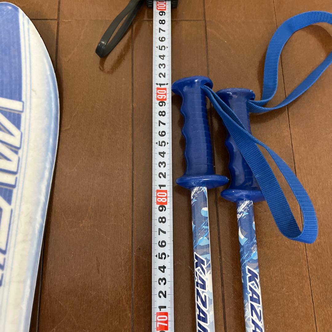 子ども用スキー板　スキー靴　ストックセット