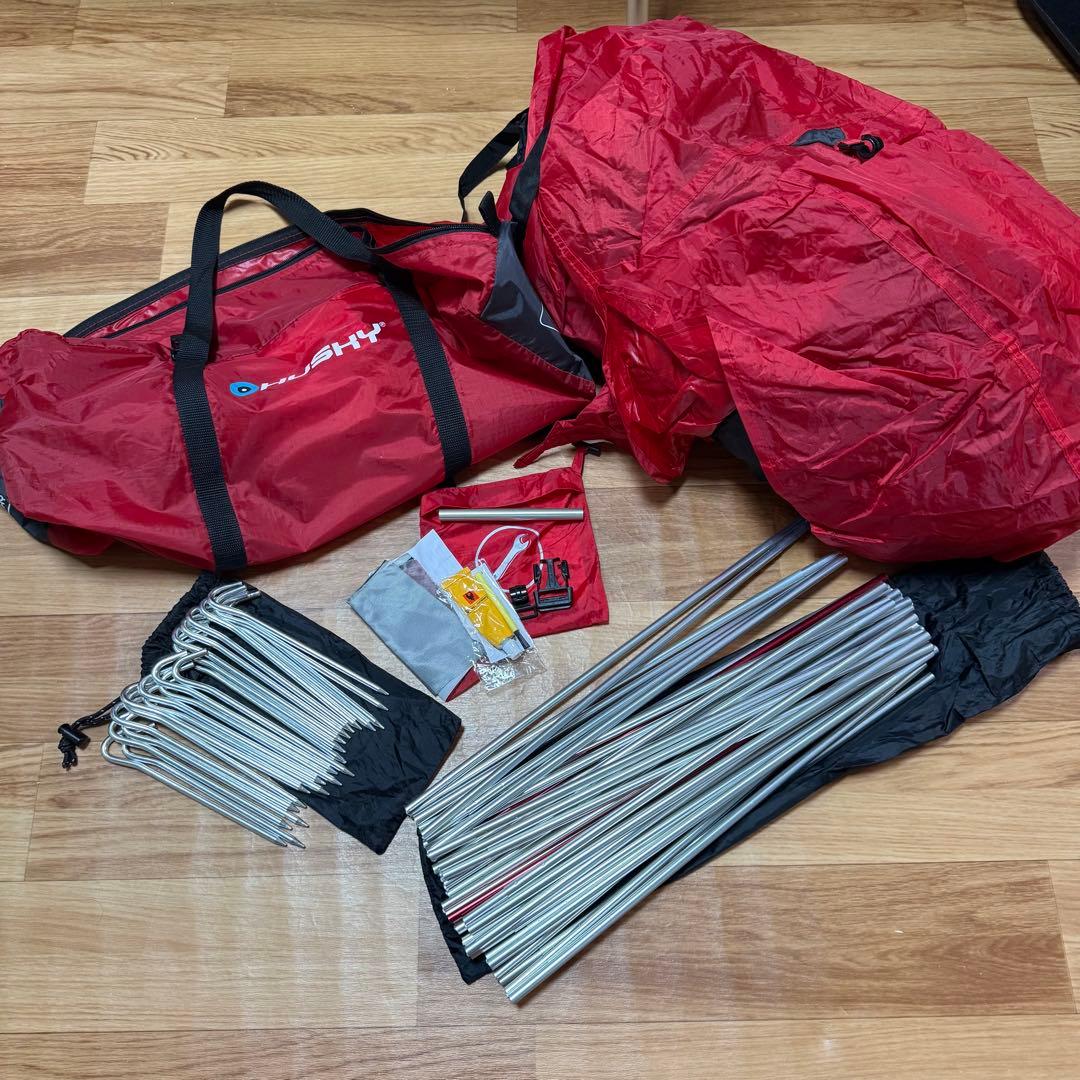 【美品】Husky ハスキー ファイター ２〜３人用テント 高スペック 登山向け