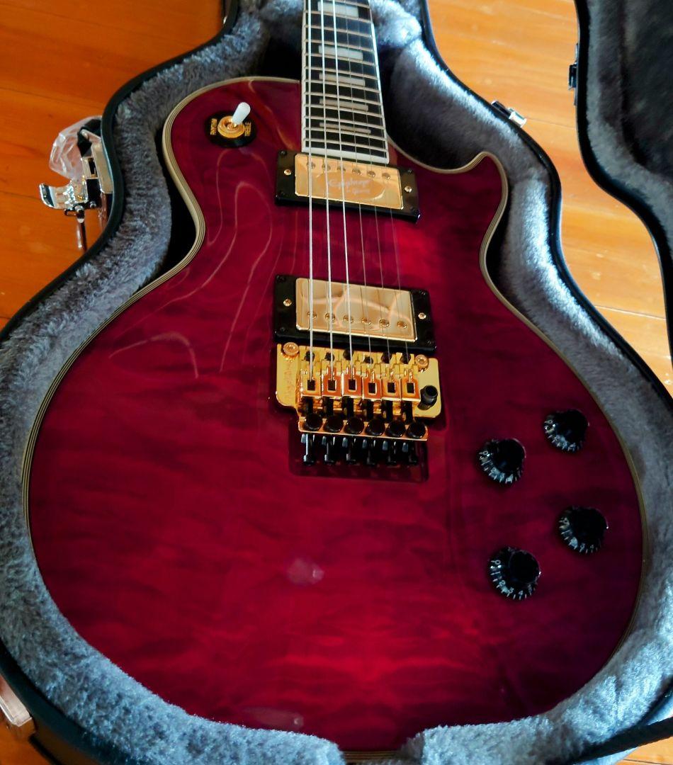 エピフォン レスポールカスタム Alex Lifeson Axcess