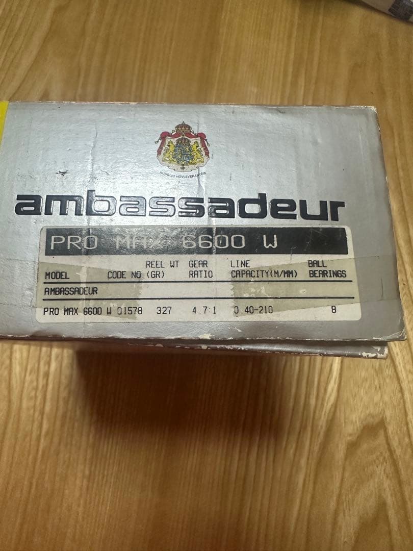 リール Abu Garcia Ambassadeur PRO MAX 6600 W