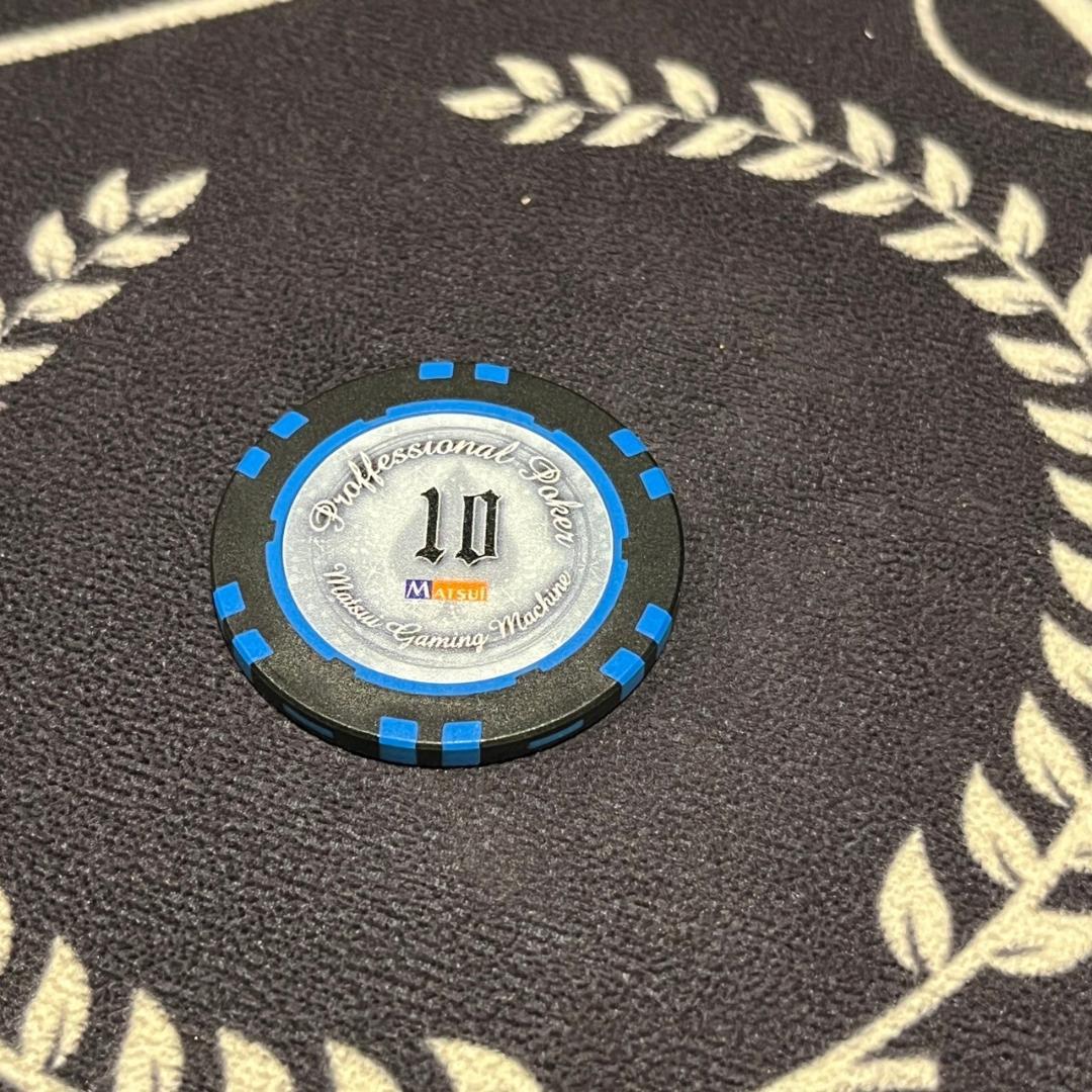 14 MGM社正規品 カジノチップ 100枚 10$ ポーカーチップ  H26年