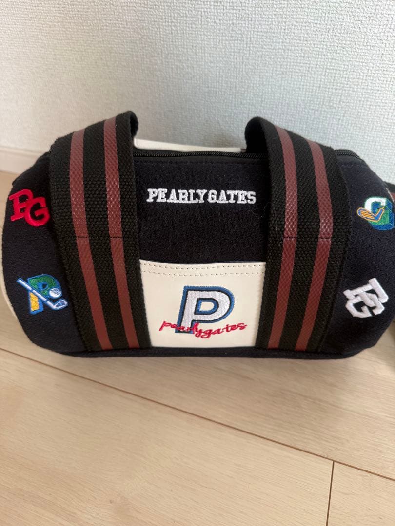 PEARLYGATES カートバッグ　カレッジワッペンシリーズ　2WAY