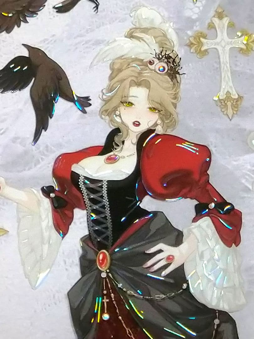 ✩のこり１✩J960＃黯童话(贝壳光)shine切り売り海外人物マステ女の子