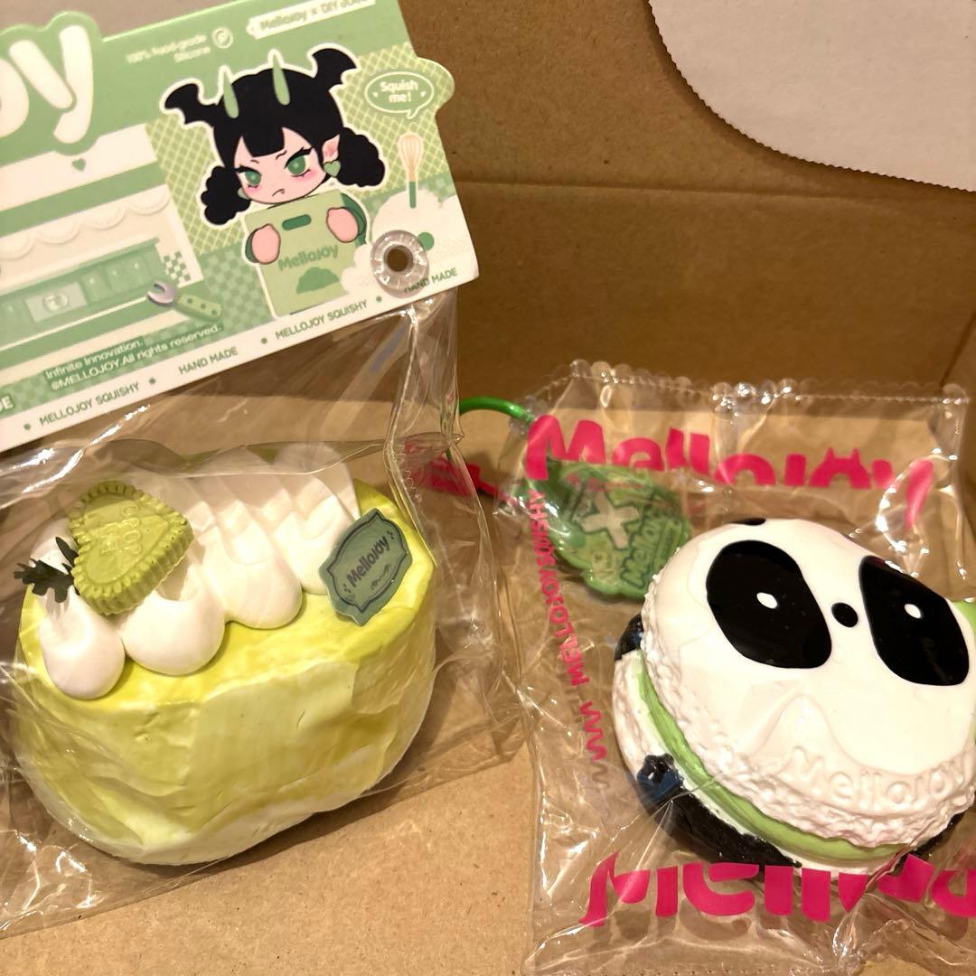 Mellojoy メロジョイ　スクイーズ ワッフル　マカロン　猫爪　チーズ