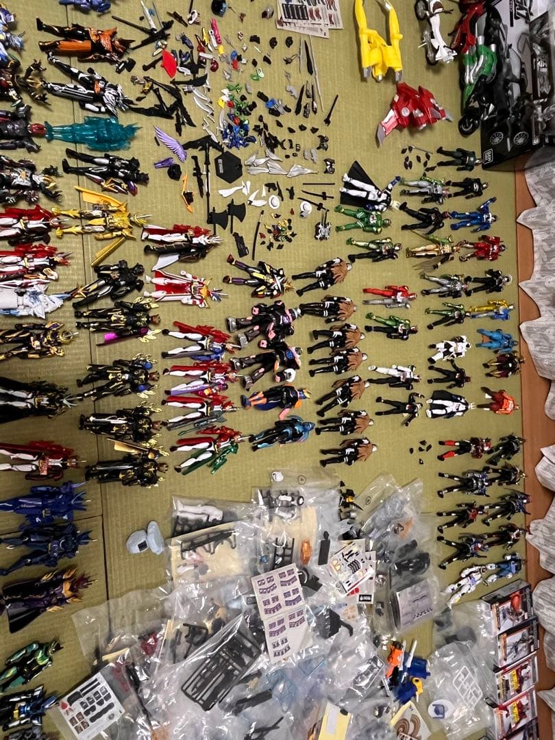 限定品あり！shodo装動210体以上&バイク、ロボ、トライドロン！超究極セット