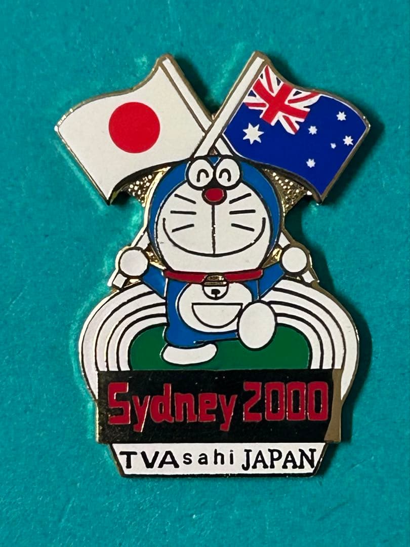 【非売品】 長野 シドニーオリンピック テレビ朝日ドラえもんピンバッジ3個セット