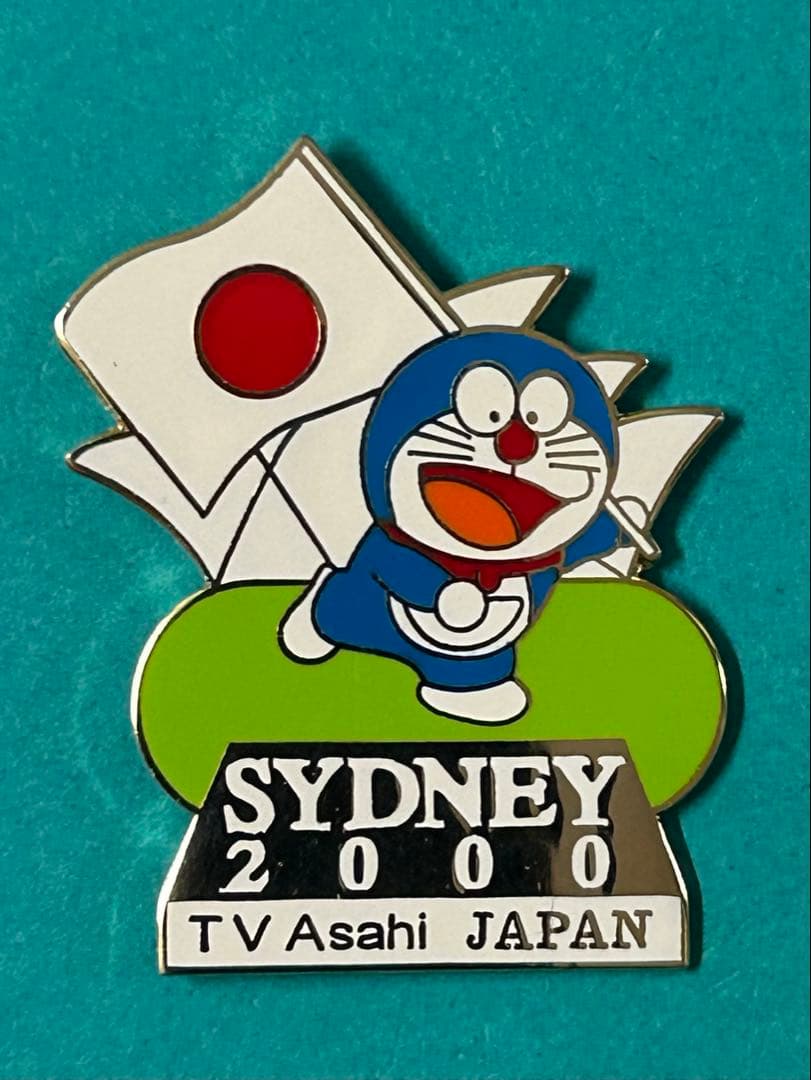【非売品】 長野 シドニーオリンピック テレビ朝日ドラえもんピンバッジ3個セット