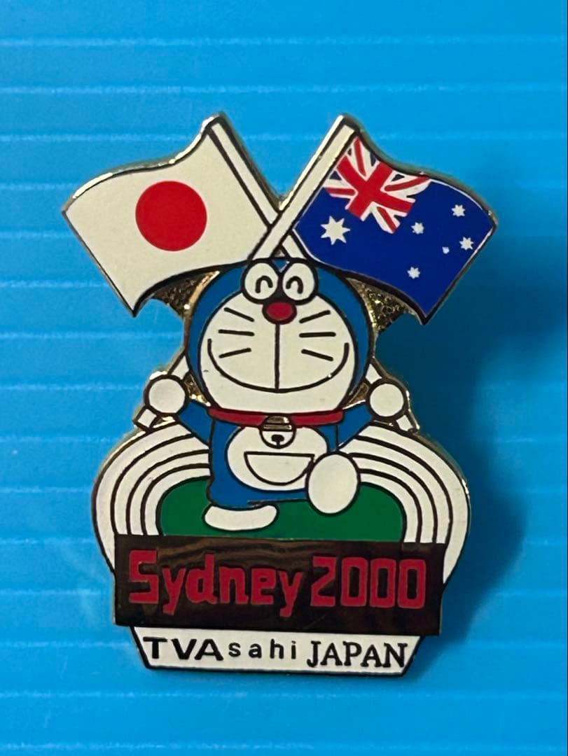 【非売品】 長野 シドニーオリンピック テレビ朝日ドラえもんピンバッジ3個セット