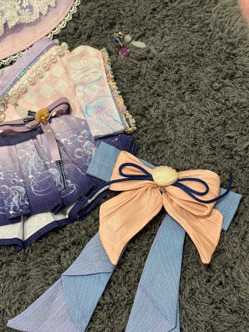 20cm限定着せ替えぬいぐるみ服くらげマーメイド和服