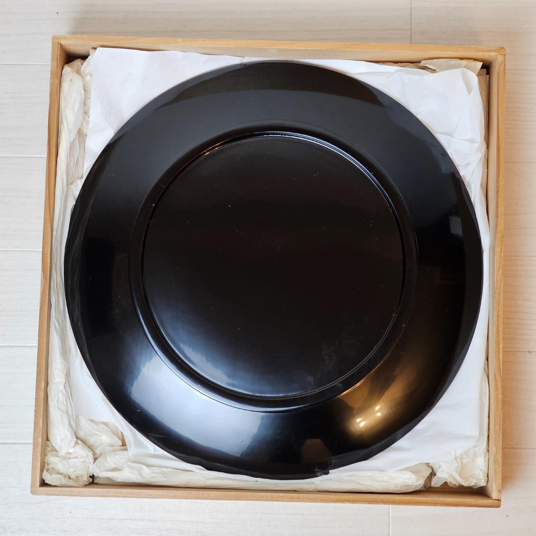 ✨美品✨ 大角弘明作 輪島塗 飾り皿 蝶 共箱入 漆器 伝統工芸