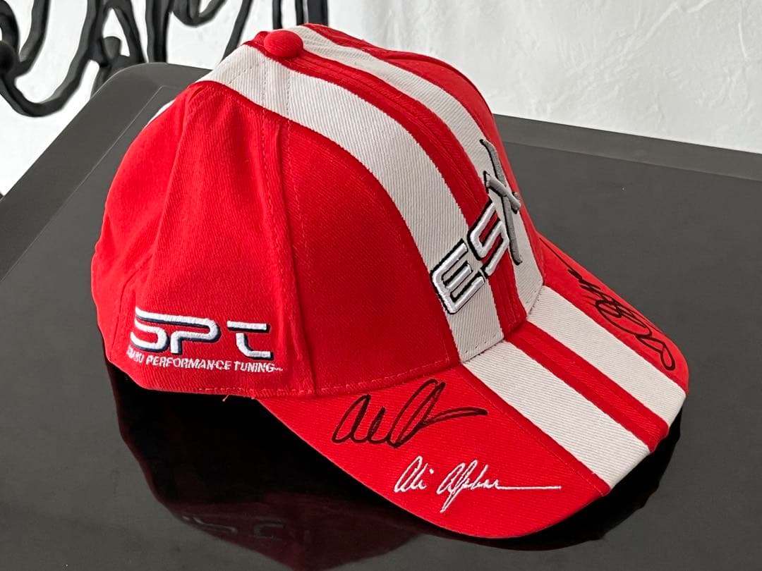 【激レア】 ALI AFSHAR ESX SUBARU サイン キャップ