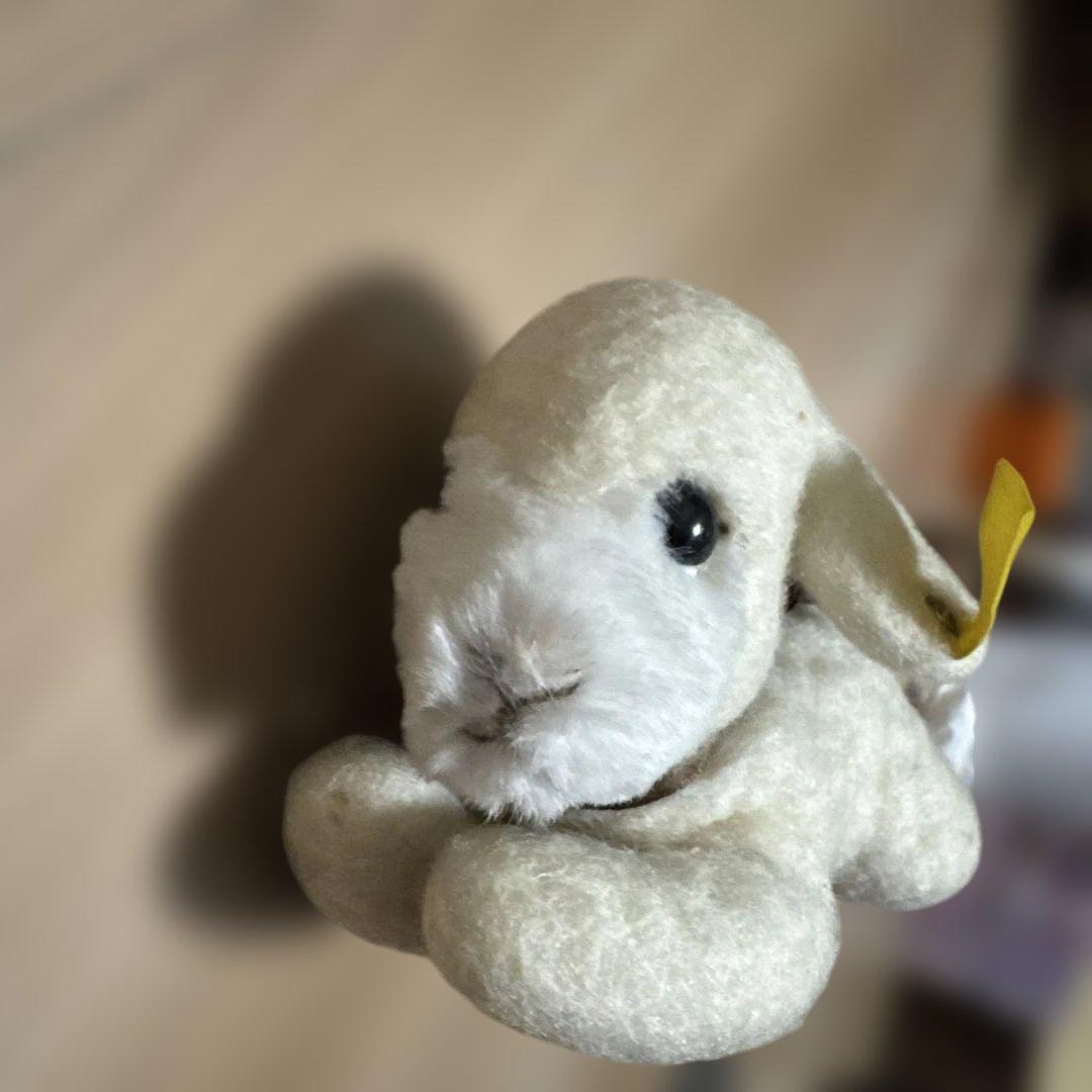 アンティーク　シュタイフ　羊　ひつじ　ぬいぐるみ　赤ちゃん