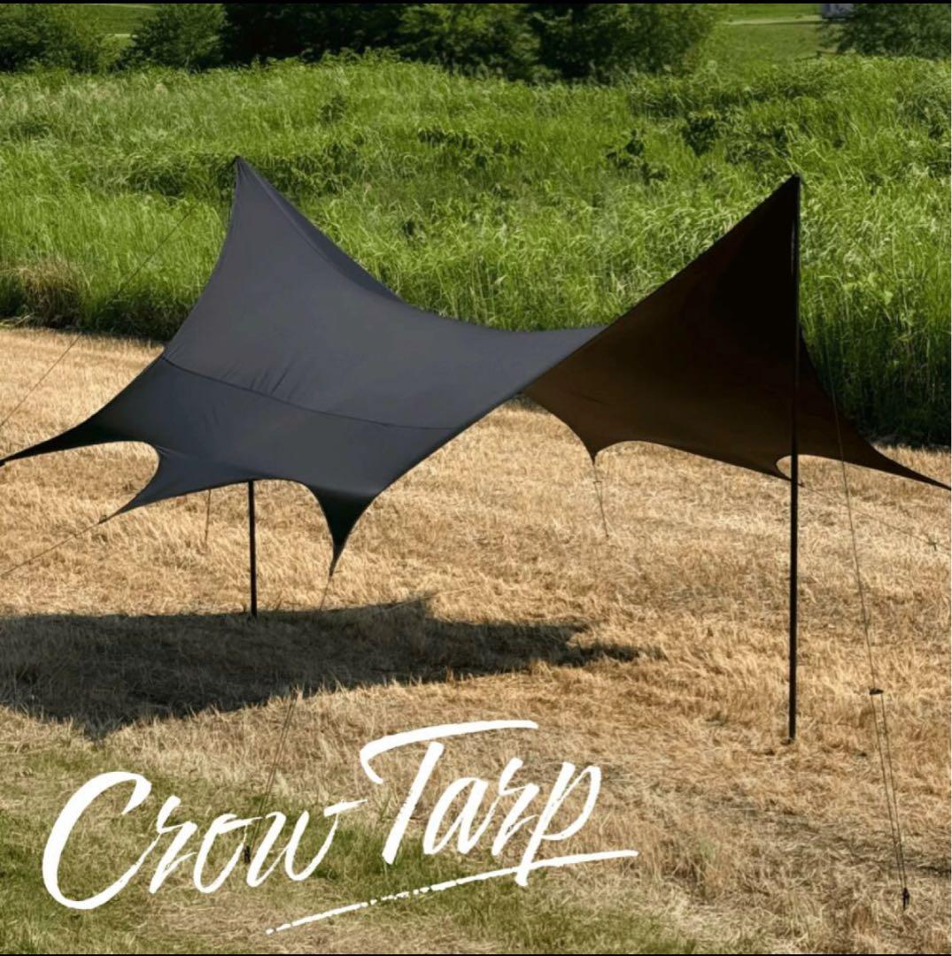 タープ　CROW TARP タープ ブラックコーティング 5×5.1m