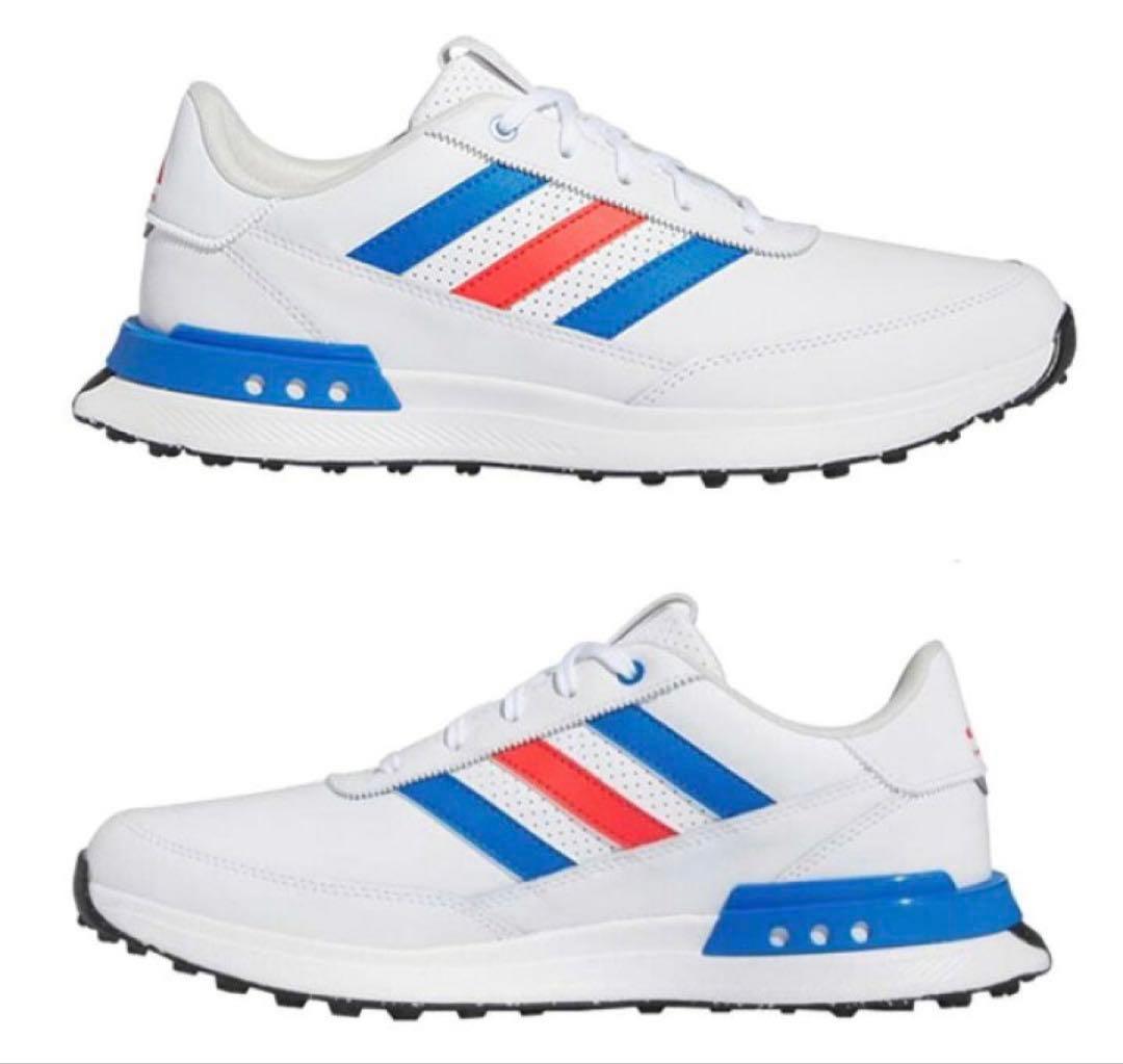 新品 アディダス　ゴルフシューズ　30cm トリコロール