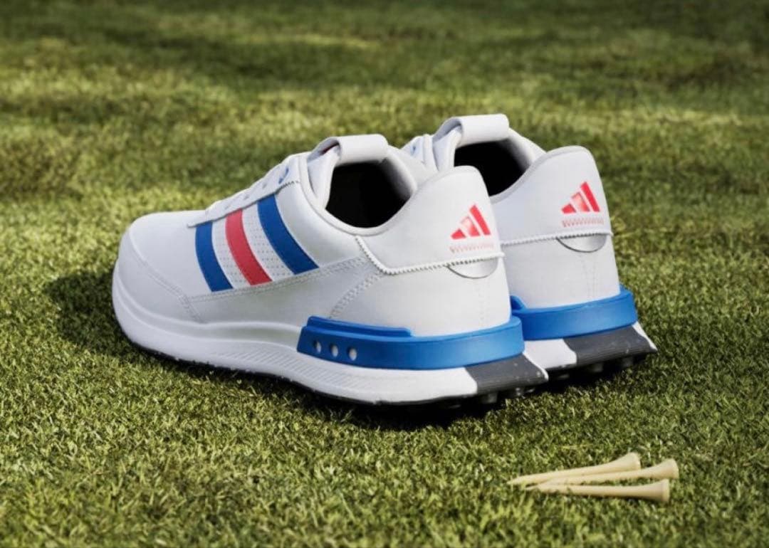 新品 アディダス　ゴルフシューズ　30cm トリコロール