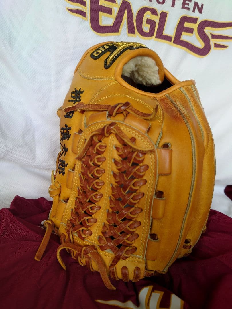 NPB 選手支給　硬式内野手グローブ