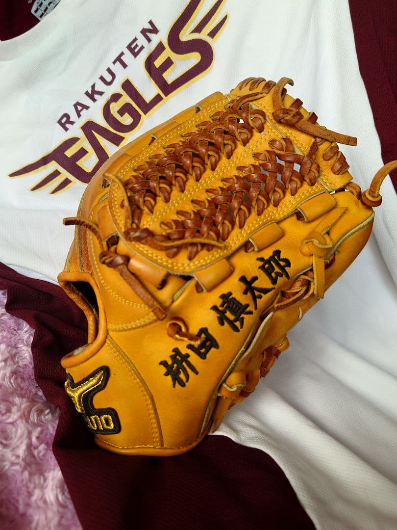 NPB 選手支給　硬式内野手グローブ