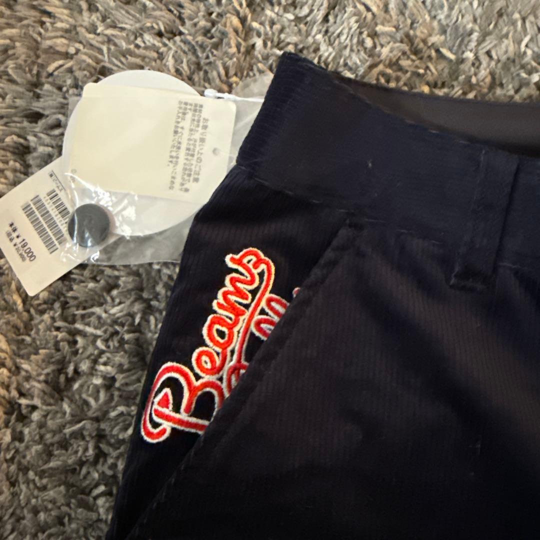 Beams レディース ネイビー パンツ　新品