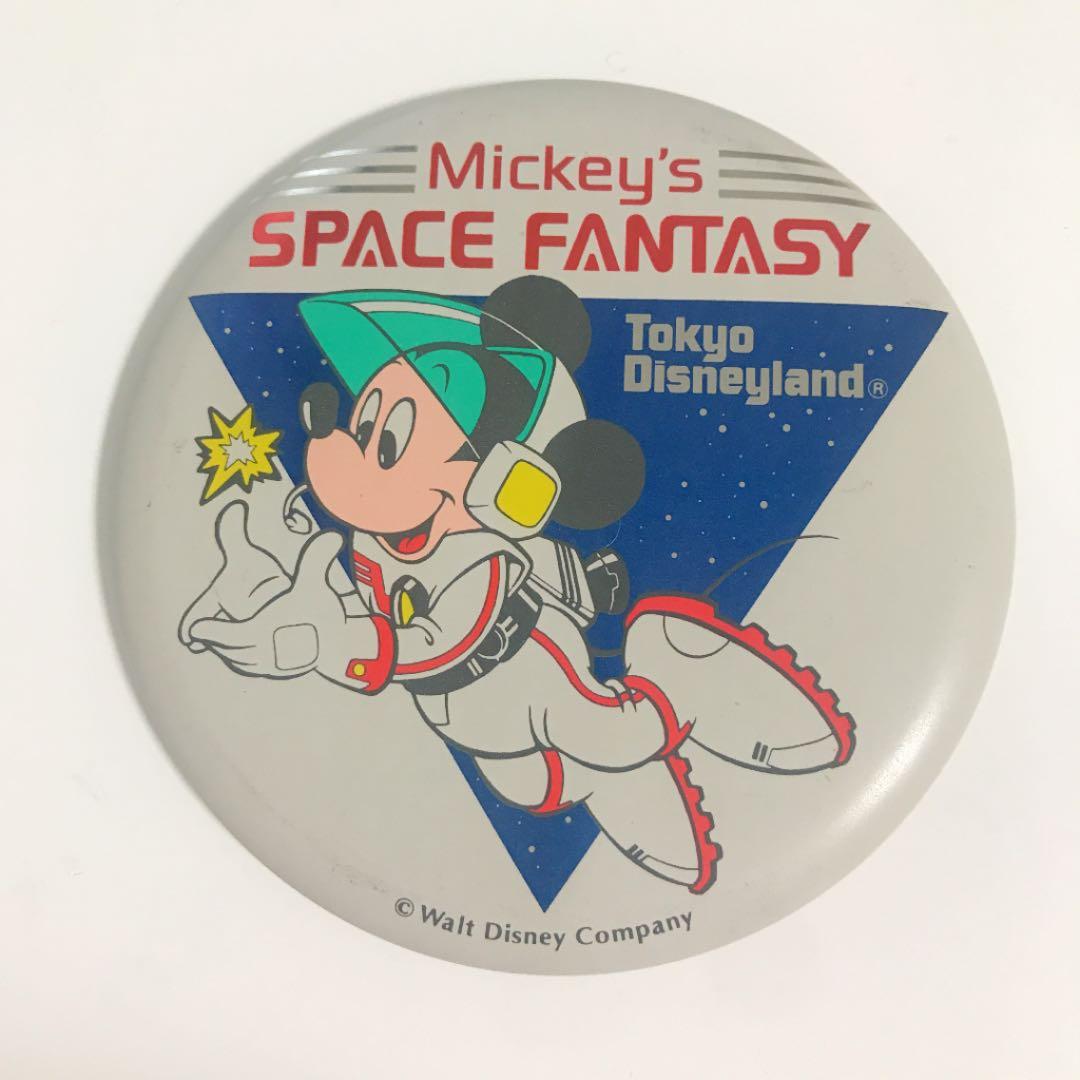 ディズニーランド　スペースファンタジー　缶バッジ