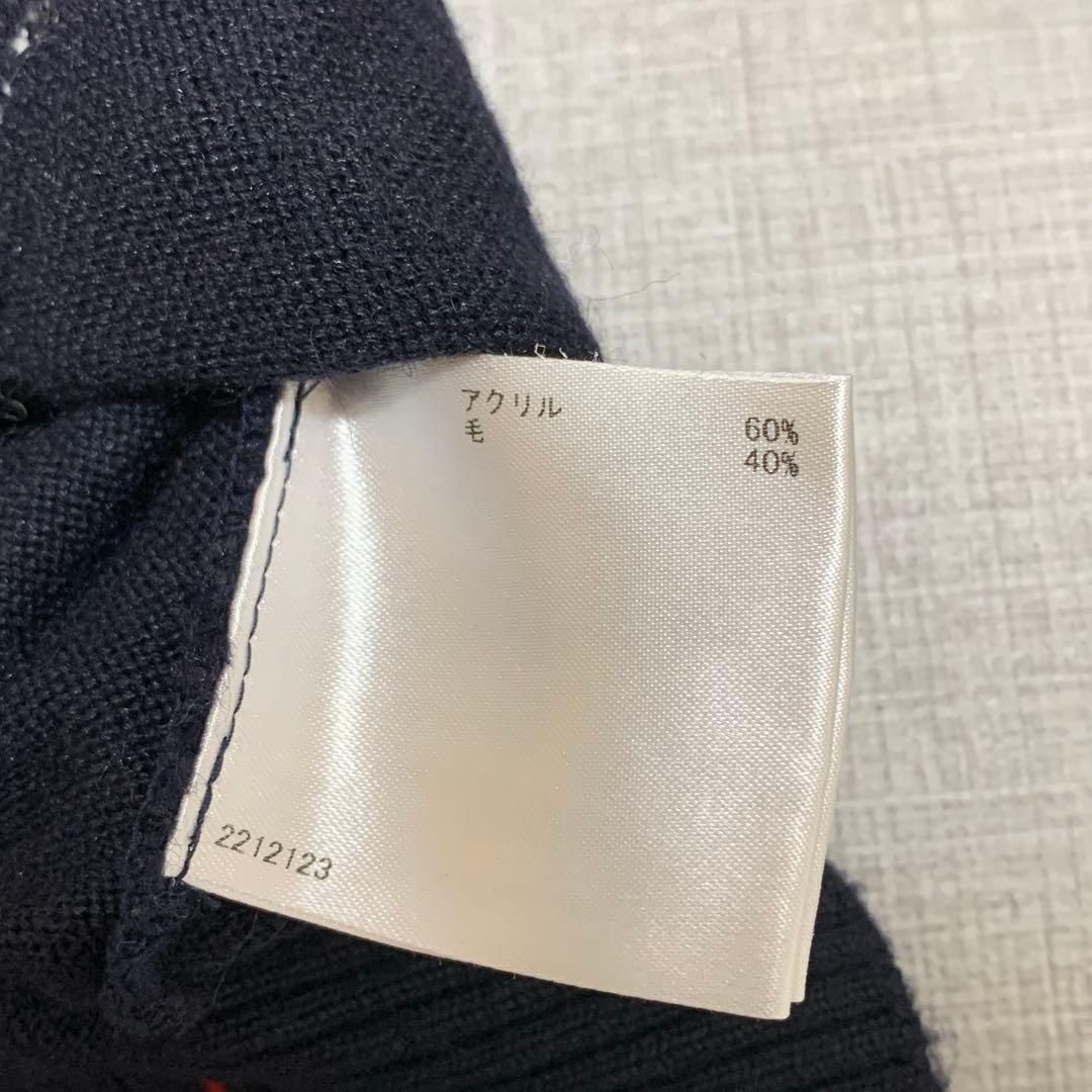 マンシングウェア ニット セーター スター柄 星柄 ネイビー M