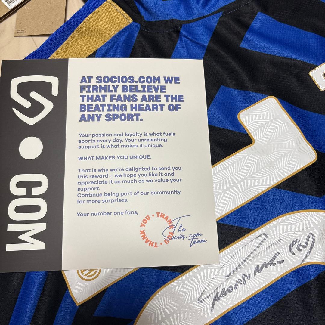 インテル ラウタロ マルティネスLAUTARO サイン ユニフォーム