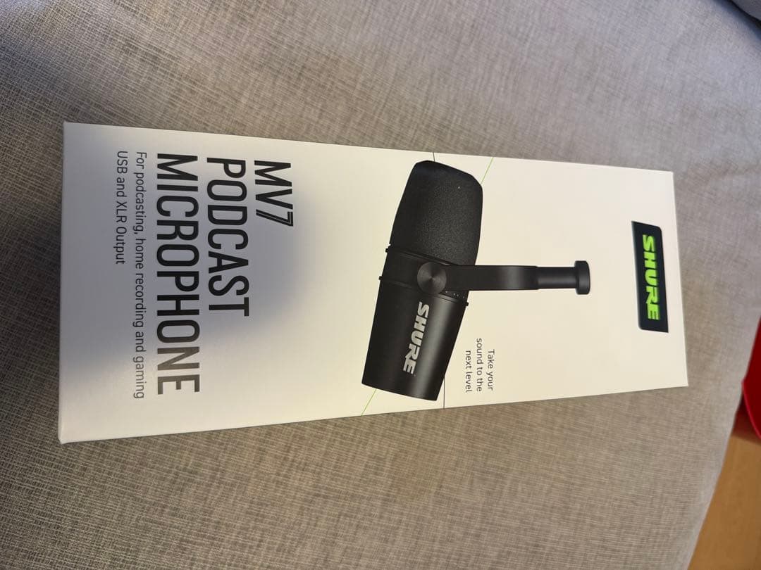 配信機器・PA機器・レコーディング機器 Shure MV7 PODCAST MICROPHONE