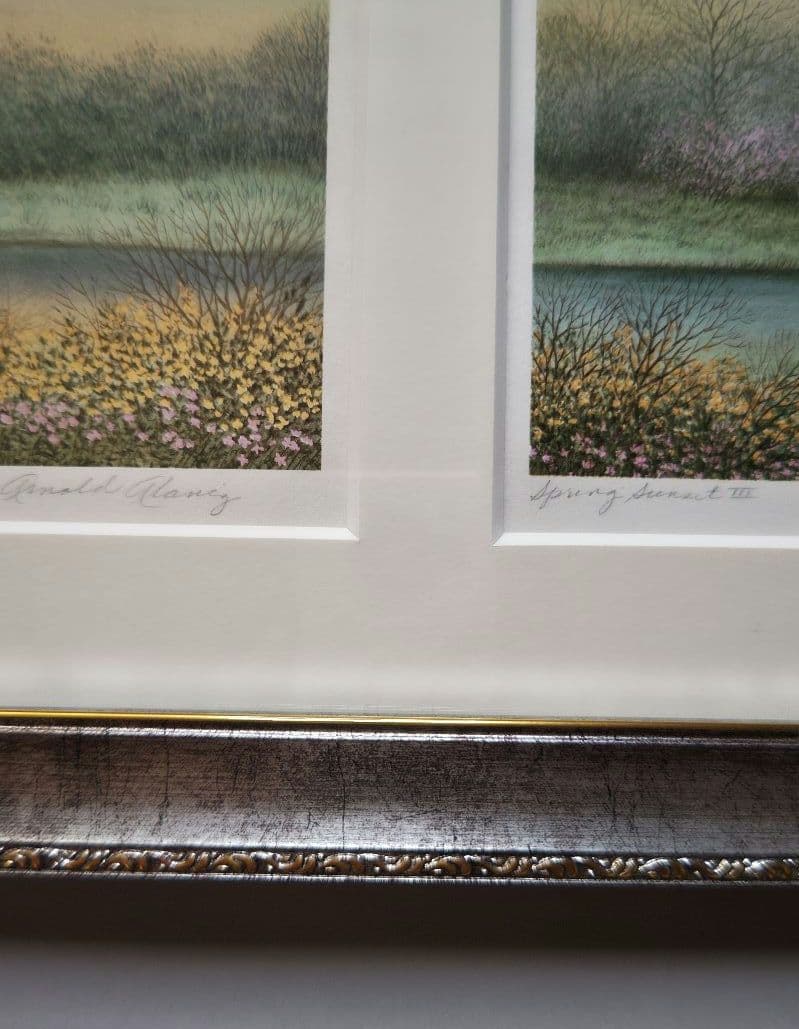 特価◯絵画 リトグラフ版画 額装品