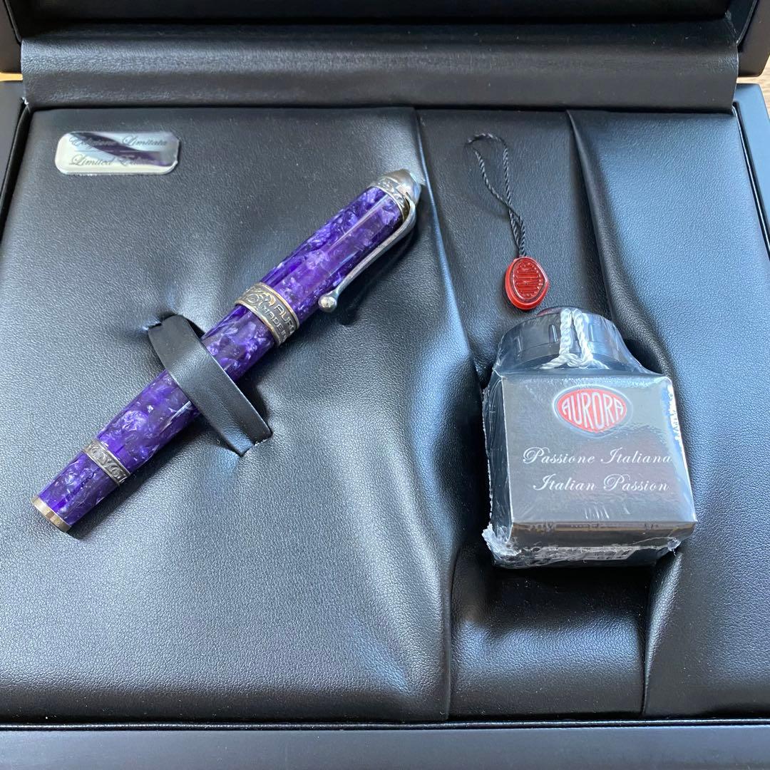 アウロラ　限定万年筆　オチェアーノインディアーノ　EF