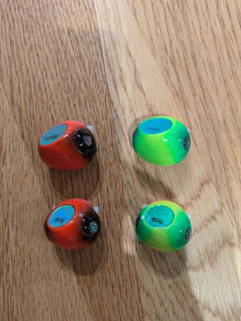 ダイワ 紅牙 ベイラバー フリーTG αヘッド 80g×2、100ｇ×2