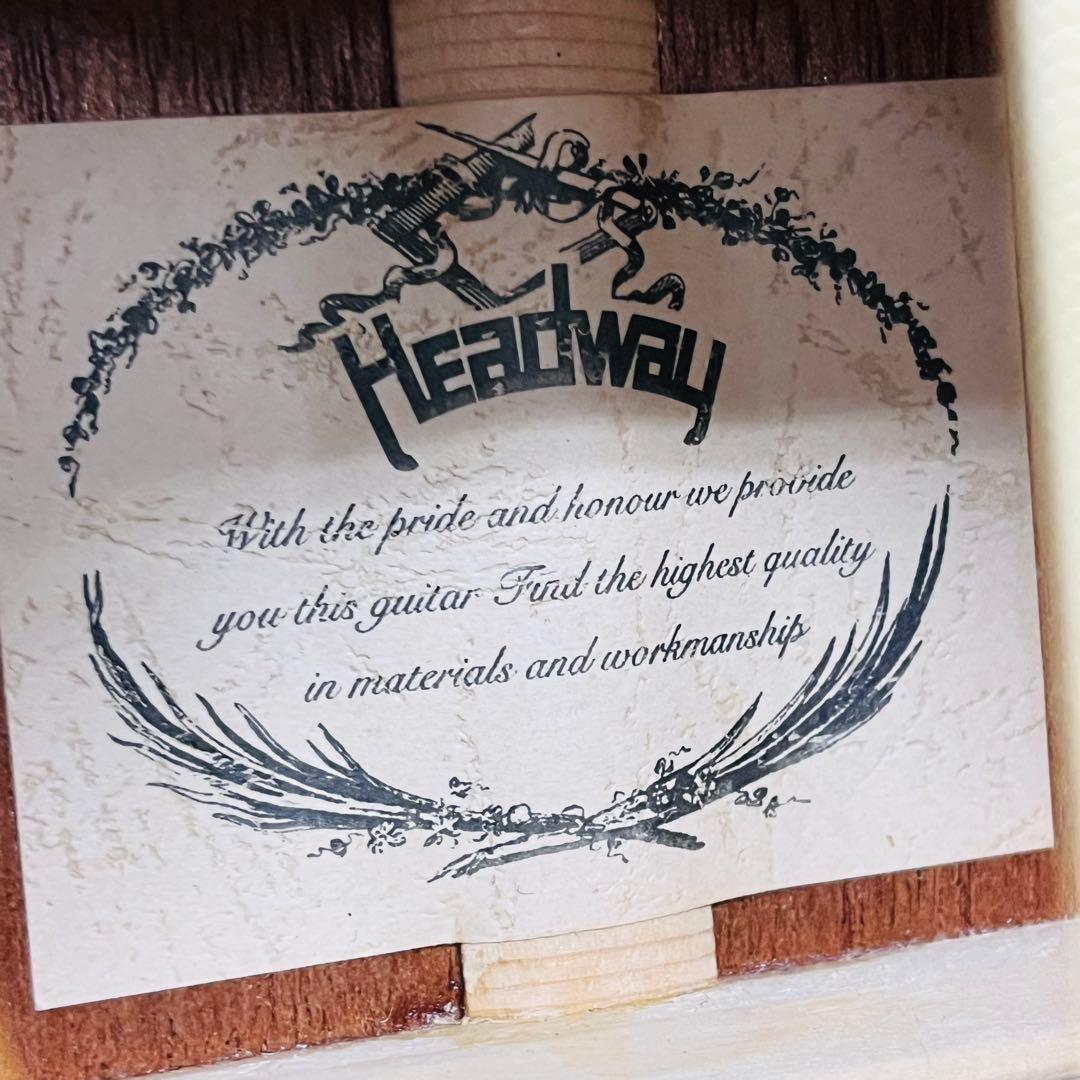 美品 Headway ヘッドウェイ アコースティックギター HCN-003
