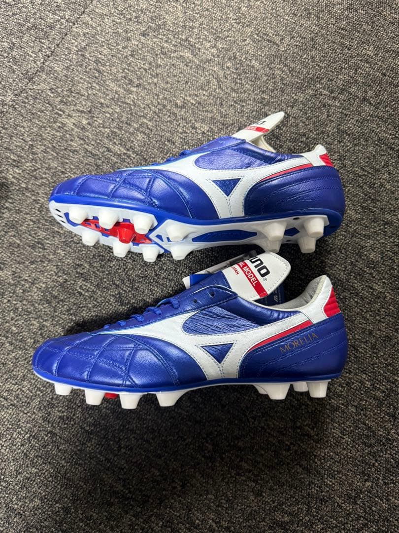 【新品】 ミズノ モレリア 限定 スパイク 26 MORELIA ジャパン 青